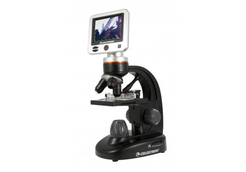 Celestron Cm44341, Digitales Mikroskop, Schwarz, Silber, Lcd, 8,89 Cm (3.5"), Sd, Sdhc, 1600X