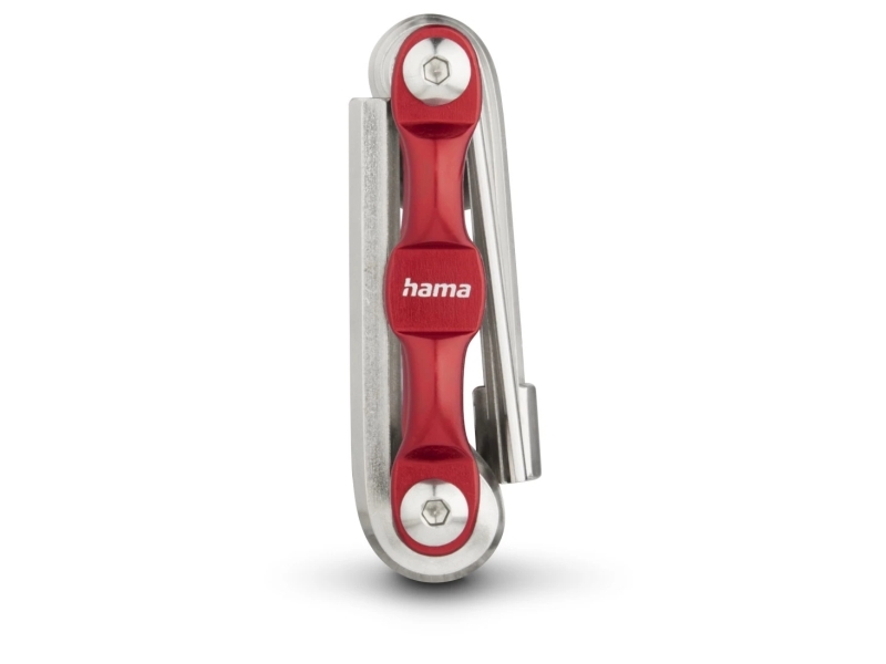 Hama 00178142, Mehrfachwerkzeug, Metallisch, Rot