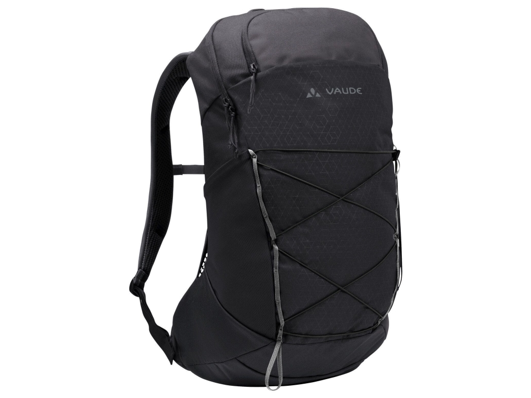 Vaude Agile Air 20, Rammeløs, Top, Vandring, Sort, Polyamid, Polyester, Polyurethan (Pu), Polyester