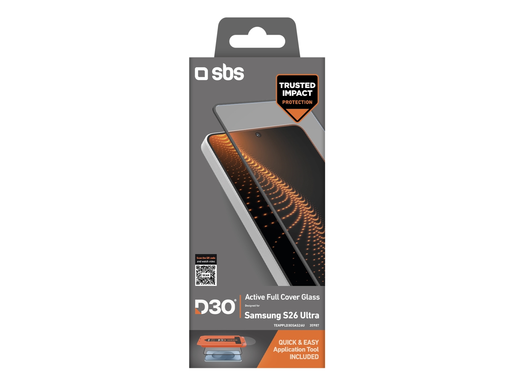 Sbs Teappld3osas26u, Samsung, Samsung S26 Ultra, Slagbestandig, Ridseresistent, Transparent, 1 Stk