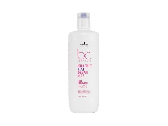 Schwarzkopf Professional Bc Bonacure Color Freeze Silver Shampoo Ph 4.5 Clean Performance 1000 Ml