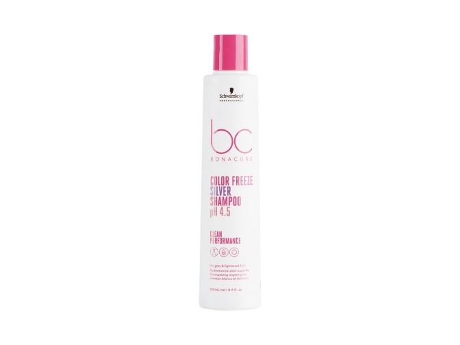 Schwarzkopf Professional Bc Bonacure Color Freeze Silver Shampoo Ph 4.5 Clean Performance 250 Ml
