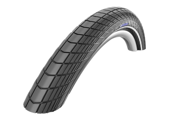 Schwalbe Big Apple Standard Tire 16 X 2,00 (50-305) Black, Energizer, Raceguard, Psi Max:70 Psi, Yes, Weight:370 G