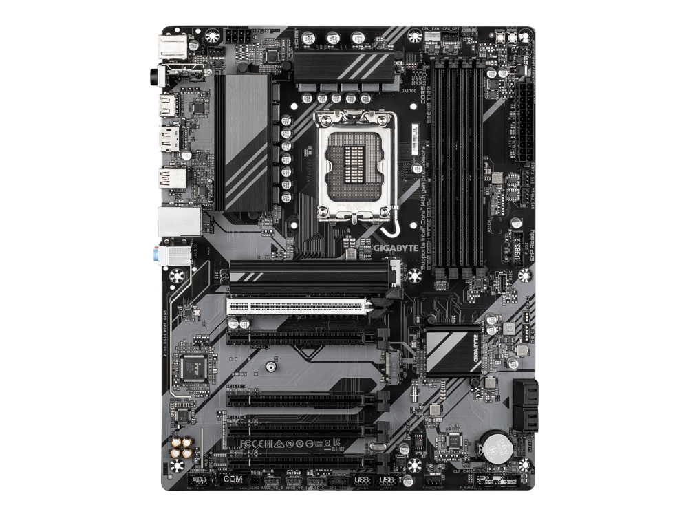 Gigabyte B760 Ds3h Wifi6e Gen5 - Bundkort - Atx - Lga1700 Sokkel - B760 Chipset - Usb-C 3.2 Gen 2X2, Usb-C 3.2 Gen 1, Usb 3.2 Gen 2, Usb 3.2 Gen 1 -