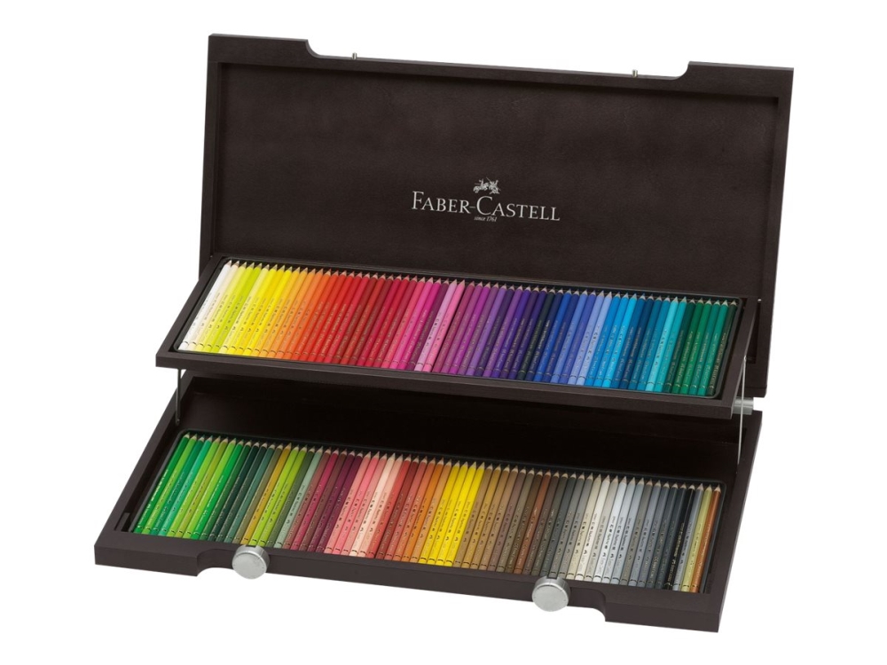 Faber-Castell Polychromos - Farvet Blyant - Assorterede Farver - 3.8 Mm (Pakke Med 120)