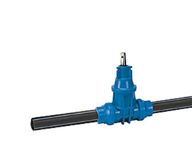 AVK stikledningsventil 63mm - med PE ben og Duplex spindel. POM