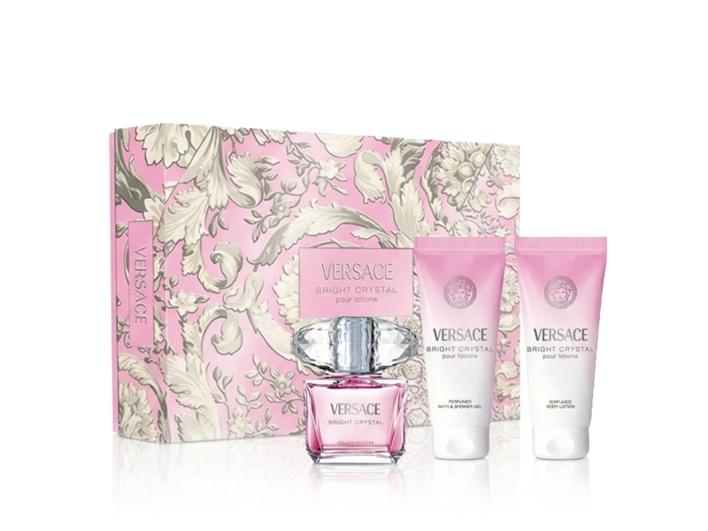 Versace Bright Crystal EDT 50 ml + shower gel 50 ml + body lotion 50 ml