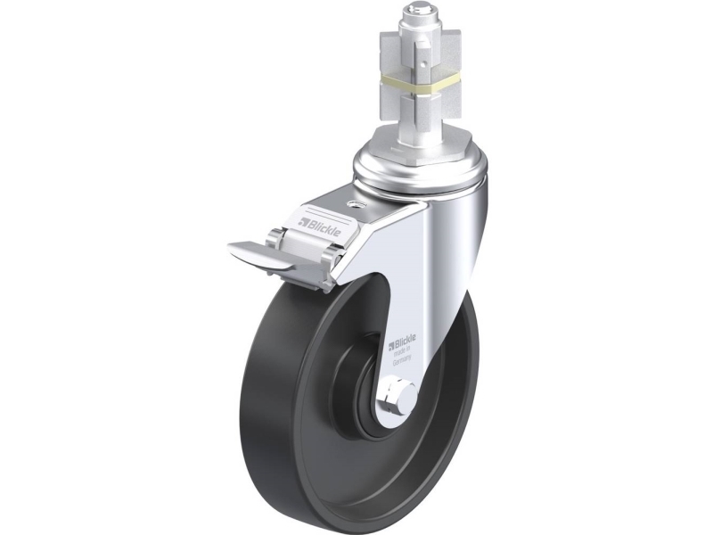 Blickle 750615 Lkra-Poa Lenkrolle Mit Bremse, 125K-11-Fi-E15 (125 Mm, 120 Kg)