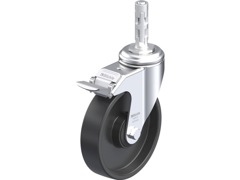 Blickle 750613 Lkra-Poa 125K-11-Fi-E11 Lenkrolle Mit Bremse Raddurchm. 125 Mm 120 Kg