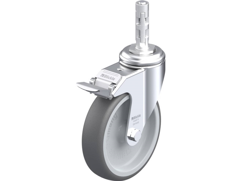 Blickle 848839 LKRA-PATH 126G-11-FI-E11 Styrehjul med bremse Hjuldiameter: 125 mm Bæreevne (maks.): 120 kg 1 stk
