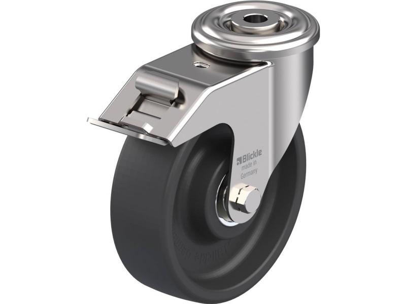 Blickle 754757 LIXR-POHI 125HXK-FI Styrehjul med bremse Hjuldiameter: 125 mm Bæreevne (maks.): 150 kg 1 stk
