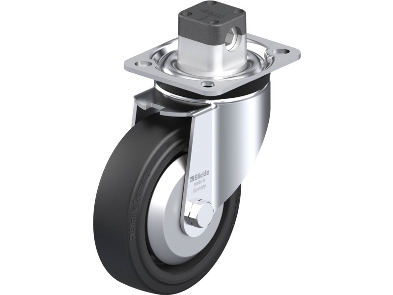 Blickle 851085 LK-POEV 125R-1-CS11-FA Styrehjul med bremse Hjuldiameter: 125 mm Bæreevne (maks.): 250 kg 1 stk