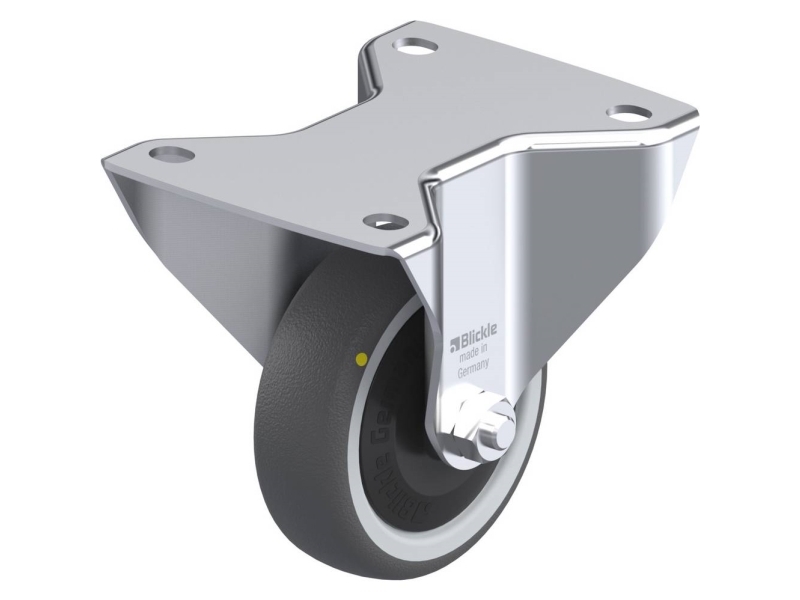 Blickle 852284 Bk-Path 100Kf-3-Els Festrolle, Raddurchmesser 100 Mm, Tragfähigkeit (Max.) 130 Kg, 1 Stk