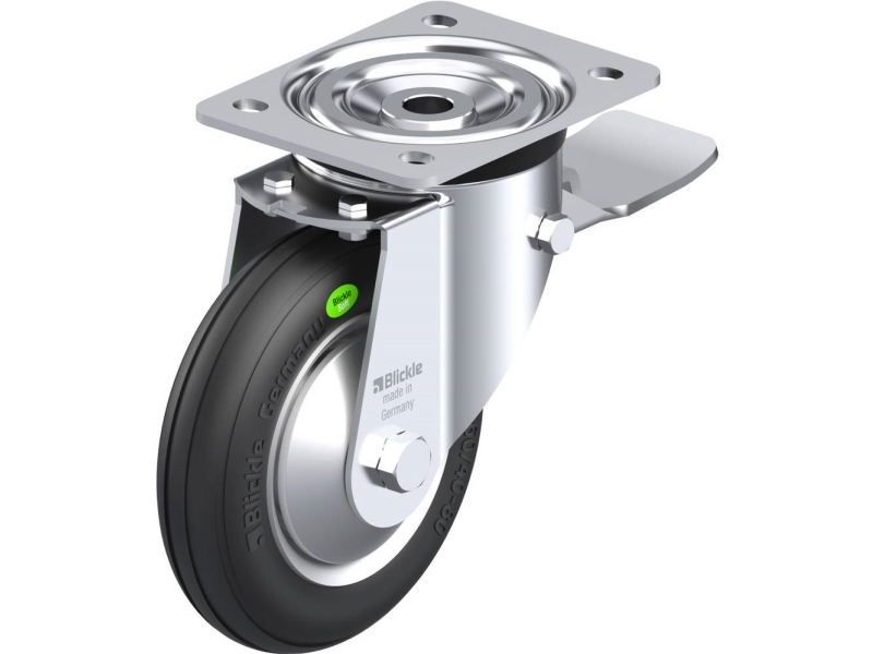 Blickle 749557 L-VW 162R-ST-FA Ratt med broms Hjuldiameter: 160 mm Lastkapacitet (max): 70 kg 1 st | Verktyg & Verkstad - Infästning - Övriga Infästning | GameStuff