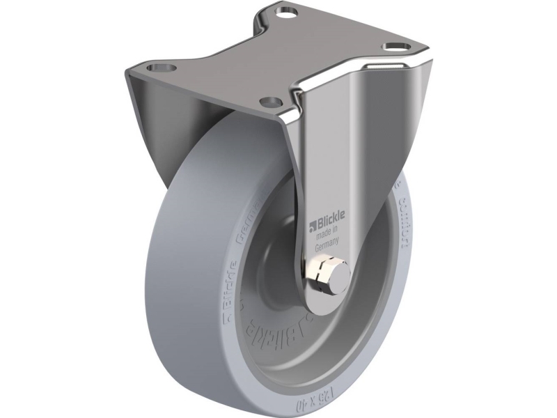 Blickle 758737 Bx-Posi 125G-Sg Schnellrad - Raddurchmesser 125 Mm, Tragfähigkeit (Max.) 120 Kg, 1 Stk