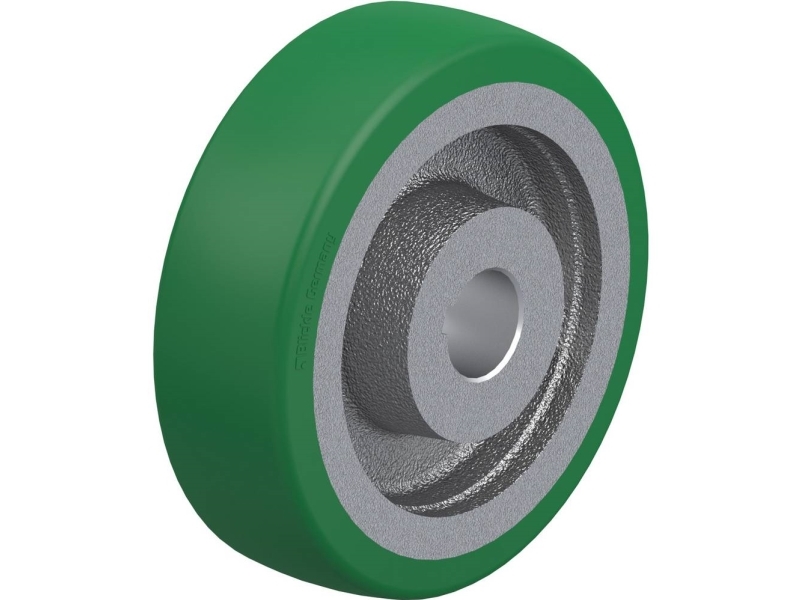 Blickle 754397 Gstn 160/30H7 Drivhjul Hjuldiameter: 160 Mm Bæreevne (Maks.): 550 Kg 1 Stk