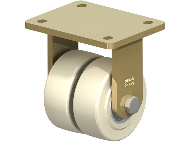 Blickle 615211 BSD-GSPO 100K dubbelt stödhjul hjuldiameter: 100 mm lastkapacitet (max): 2250 kg 1 st | Verktyg & Verkstad - Infästning - Övriga Infästning | GameStuff