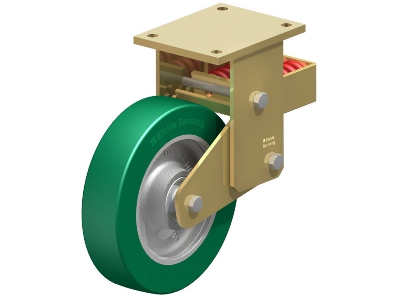 Blickle 755374 Bsfn-Gst 250K Stützräder, Gefedert Raddurchmesser: 250 Mm Tragfähigkeit (Max.): 1200 Kg 1 Stück