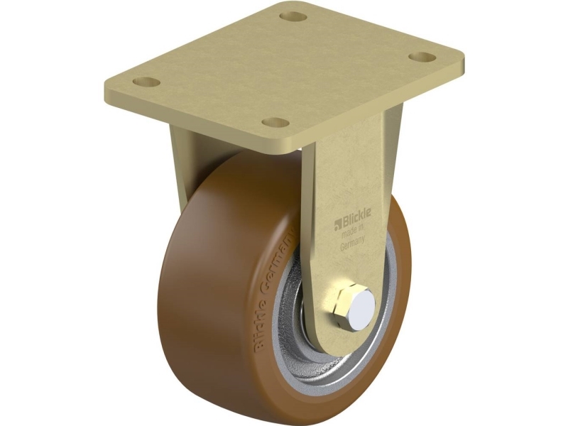 Blickle 754222 Bs-Gb 128K Festes Rad Raddurchmesser: 125 Mm Tragfähigkeit (Max.): 850 Kg, 1 Stk