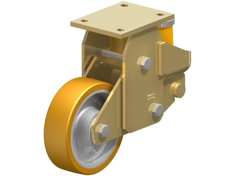 Blickle 620815 BSFE-GTH 160K stödhjul, fjädrande, hjuldiameter 160 mm, bärförmåga max 800 kg, 1 st | Verktyg & Verkstad - Infästning - Övriga Infästning | GameStuff