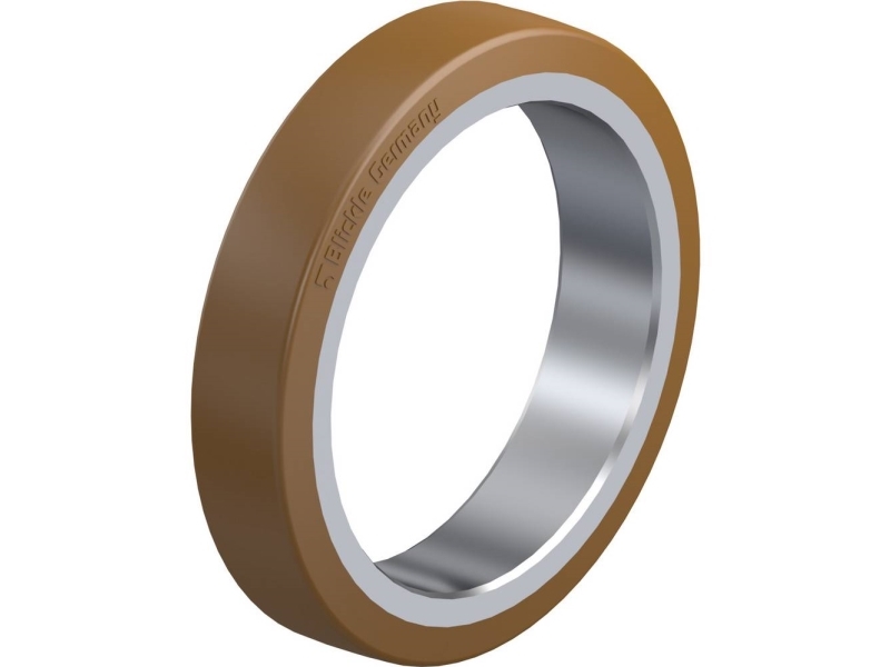 Blickle 755728 Bb Bandage-Rad 250X50/190 - Raddurchmesser 250 Mm - Tragfähigkeit Max. 1200 Kg - 1 Stk