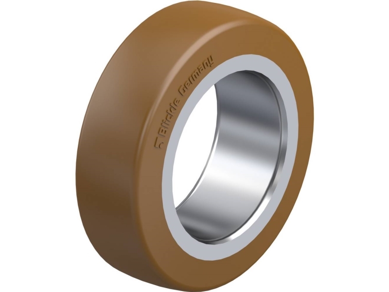 Blickle 739541 Bb Bandage-Rad 125X40/75, Raddurchmesser 125 Mm, Tragfähigkeit Max. 500 Kg, 1 Stk