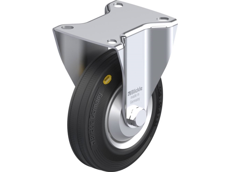 Blickle 382788 Bk-Rd 125R-1-Fa Fast Hjul Hjuldiameter: 125 Mm Bæreevne (Maks.): 120 Kg 1 Stk