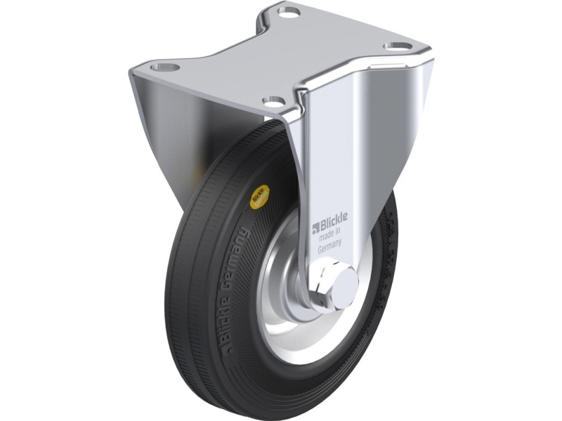 Blickle 263129 Bk-Rd 125R-1 Festrolle Raddurchmesser: 125 Mm Tragfähigkeit (Max.): 120 Kg 1 Stk.