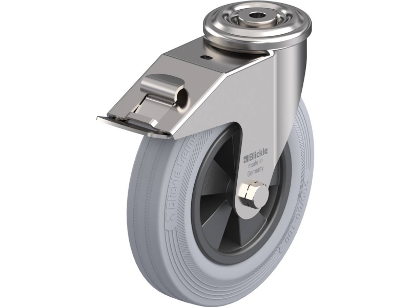 Blickle 582155 Lexr-Vpp 200G-Fi-Sg Lenkrolle Mit Bremse, Raddurchmesser 200 Mm, Tragfähigkeit (Max.) 205 Kg 1 Stk