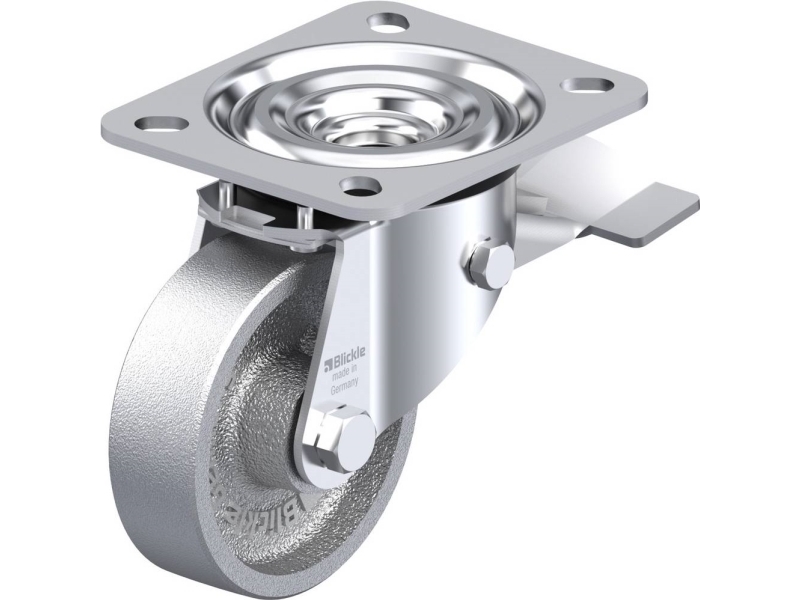 Blickle 62463 L-G 80G-St Lenkrollen Mit Bremse Raddurchmesser: 80 Mm Tragfähigkeit (Max): 200 Kg 1 Stück