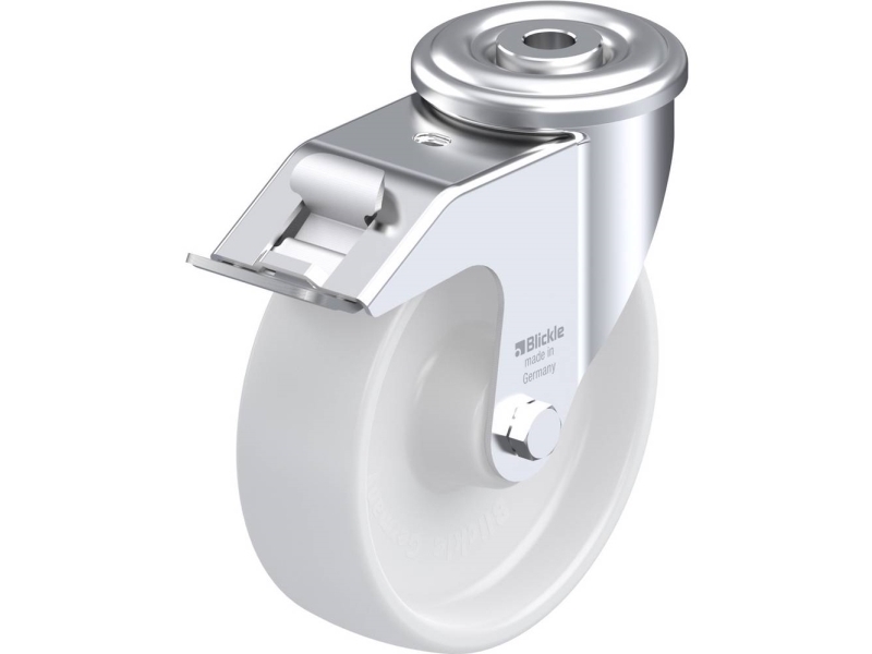 Blickle 580167 LER-PO 125R-FI Styrehjul med bremse Hjuldiameter: 125 mm Bæreevne (maks.): 150 kg 1 stk