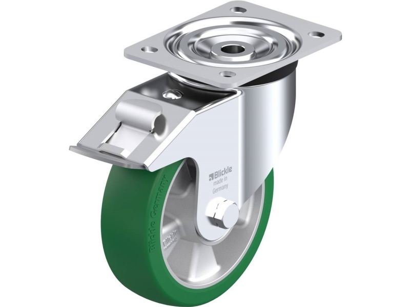 Blickle 579391 L-Alst 160K-Fi Styrehjul Med Bremse Hjuldiameter: 160 Mm Bæreevne (Maks.): 400 Kg 1 Stk