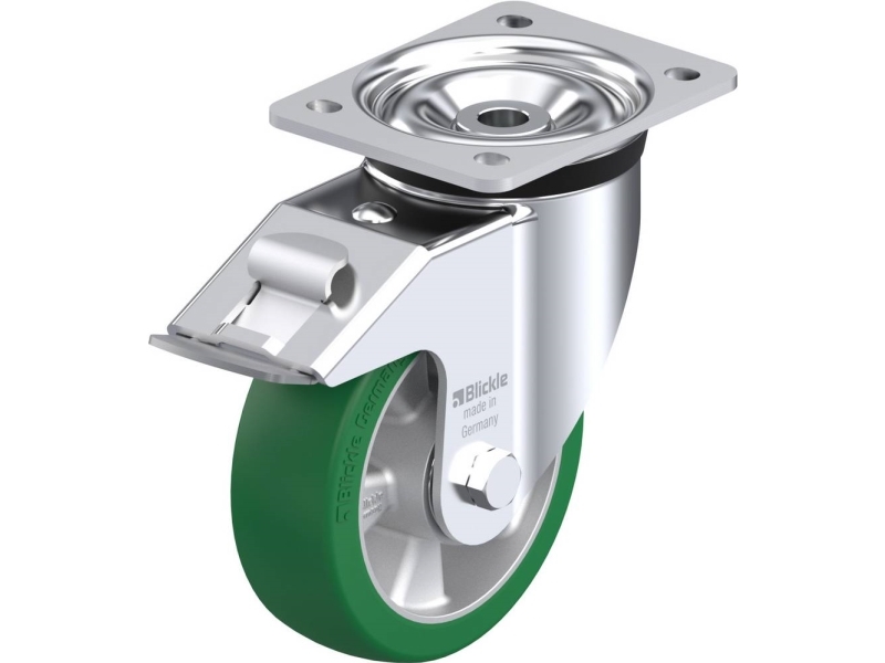 Blickle 754772 LK-ALST 150K-FI Styrehjul med bremse Hjuldiameter: 150 mm Bæreevne (maks.): 500 kg 1 stk