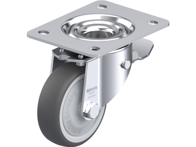 Blickle 852242 Lk-Path 100Kf-3-St Lenkrolle Mit Bremse Raddurchmesser: 100 Mm Tragfähigkeit (Max.): 200 Kg 1 Stück