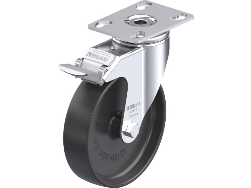 Blickle 280040 Lkpa-Poa 125G-Fi Styrehjul Med Bremse Hjuldiameter: 125 Mm Bæreevne (Maks.): 120 Kg 1 Stk