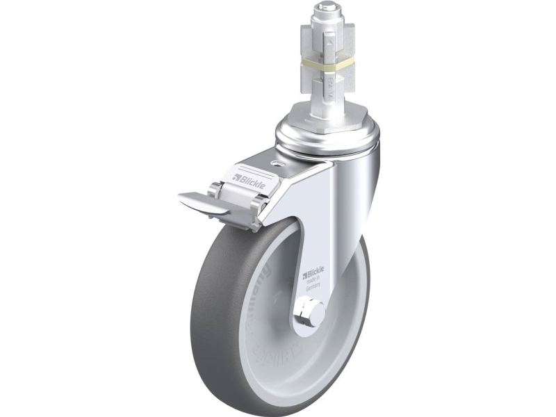 Blickle Lenkrolle Mit Bremse Lkra-Path 126G-11-Fi-E14 Raddurchmesser 125 Mm Tragkraft (Max.) 120 Kg 1 Stk