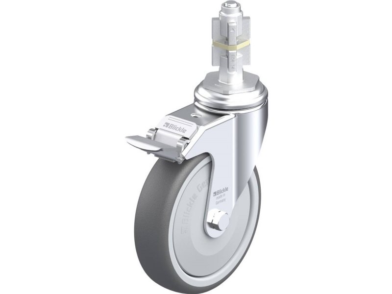 Blickle Lenkrolle 848884 Lkra-Path 126Kf-11-Fi-E14 Mit Bremse Raddurchmesser: 125 Mm Tragfähigkeit (Max.): 120 Kg 1 Stk