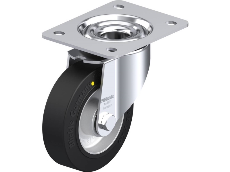 Blickle Lk-Alev 125K-3-El Lenkrolle, 125 Mm, Max. 250 Kg