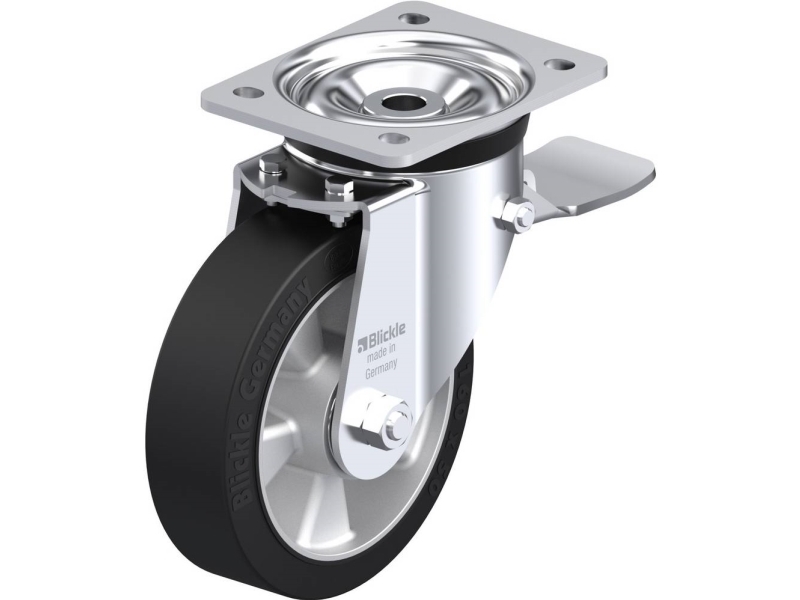 Blickle 263921 LK-ALEV 160K-ST Länkhjul med broms Hjuldiameter: 160 mm Belastningskapacitet (max): 400 kg 1 st | Verktyg & Verkstad - Infästning - Övriga Infästning | GameStuff