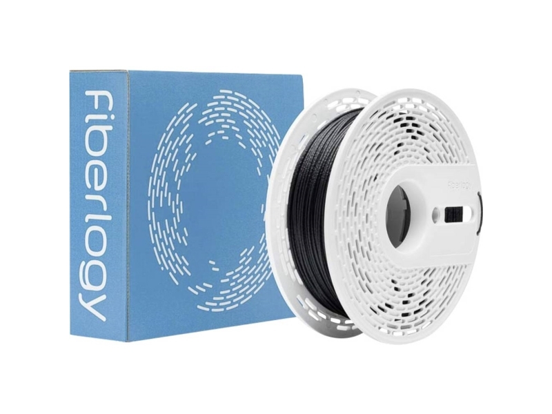 Fiberlogy Pa12-15Gf-Black-175-050 Nylon Pa12+Gf Filament Pa12 Gf Glasfiberforstærket, Slagfast, Kemisk Bestandig, Varmebestandig 1.75 Mm 500 G Sort,