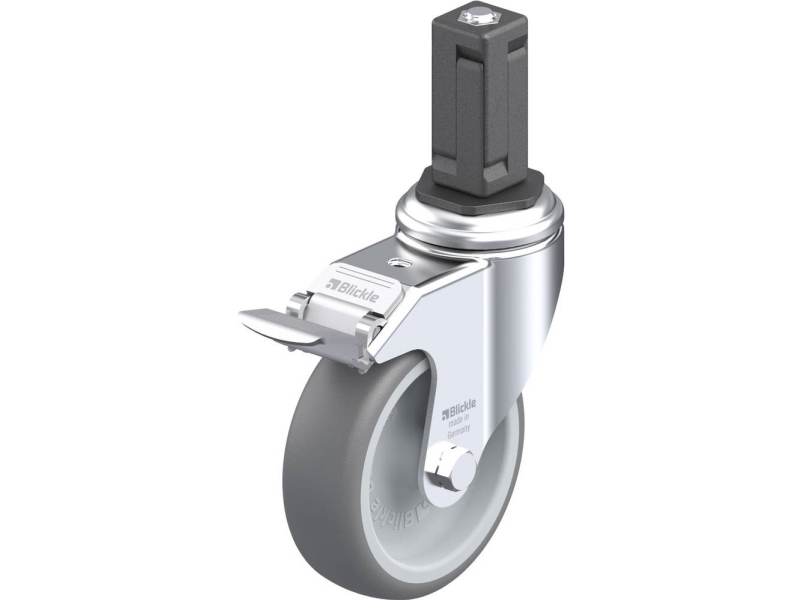 Blickle 847865 LKRA-TPA 101G-11-FI-EV14 Kääntyvät pyörät jarrulla Pyörän halkaisija: 100 mm Kantavuus (max): 110 kg 1 kpl 1 kpl