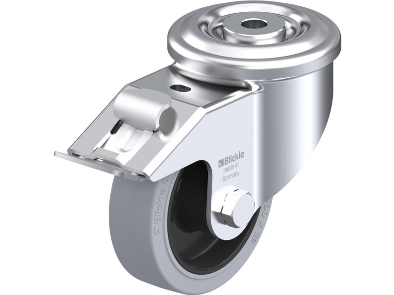 Blickle 756818 LKR-POEV 100R-FI-SG styrhjul med broms, hjuldiameter: 100 mm, bärförmåga (max): 200 kg – 1 st | Verktyg & Verkstad - Infästning - Övriga Infästning | GameStuff