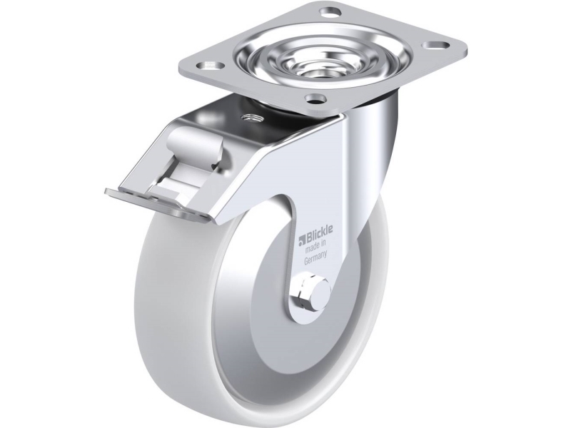 Blickle 1321 L-PO 125G-FI-FA Styrehjul med bremse Hjuldiameter: 125 mm Bæreevne (maks.): 250 kg 1 stk