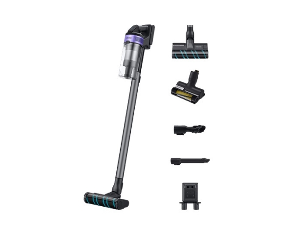 Samsung Vs20b75aer4, 2-I-1 Stangstøvsuger, Poseløs, Teal, Violet, Dry, Multi Cyklonisk, Led