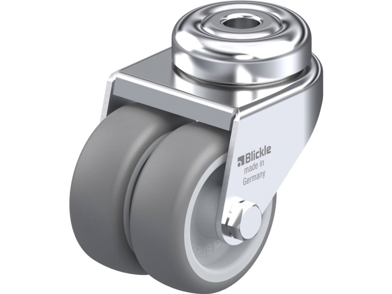 Blickle 464297 LMDA-TPA 50G dubbelt svänghjul, hjuldiameter: 50 mm, lastkapacitet (max): 80 kg, 1 st | Cykling - Hjul, däck och slangar - Hjul | GameStuff