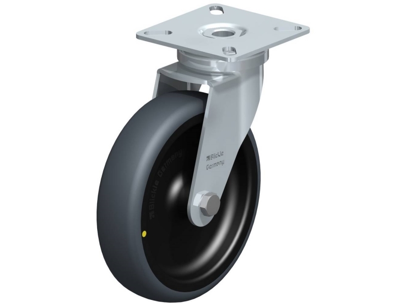 Blickle 656975 Lpa-Tpa 100G-Els Rad, Raddurchmesser 100 Mm, Tragfähigkeit Max. 60 Kg, 1 Stk
