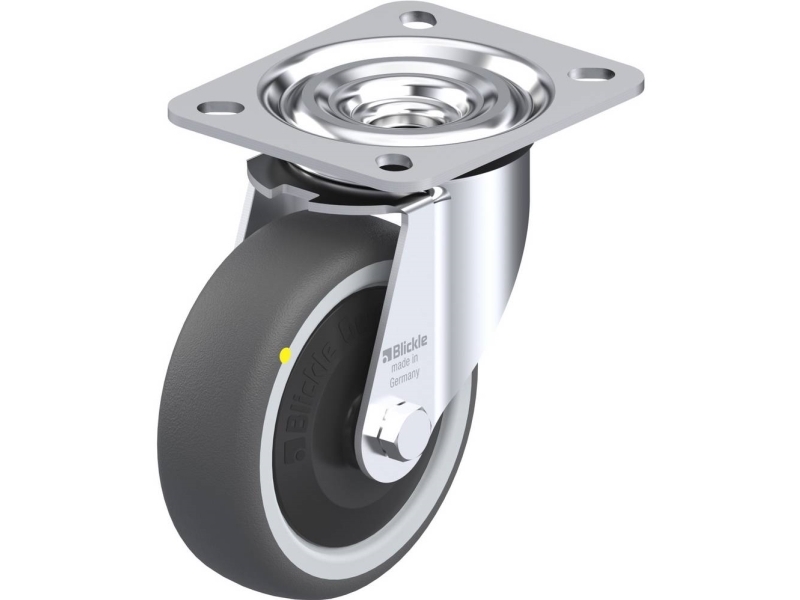 Blickle 852198 L-Path 100Kf-Els Hjul Hjuldiameter: 100 Mm Bæreevne (Maks.): 130 Kg 1 Stk
