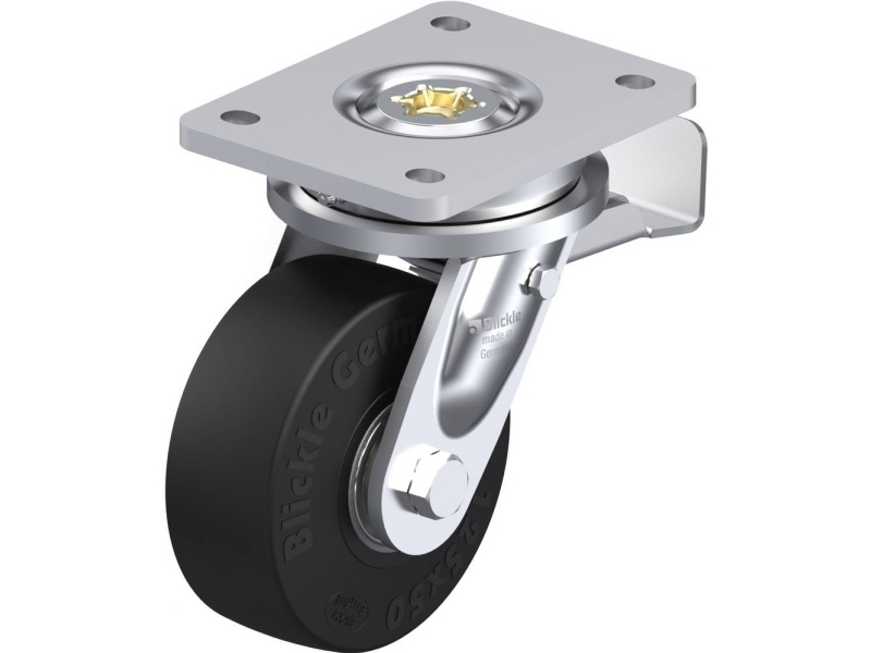 Blickle 51136 LO-SE 125K-ST styrhjul med broms - hjuldiameter 125 mm - bärförmåga (max.) 320 kg - 1 st | Cykling - Hjul, däck och slangar - Innerslangar för cyklar | GameStuff