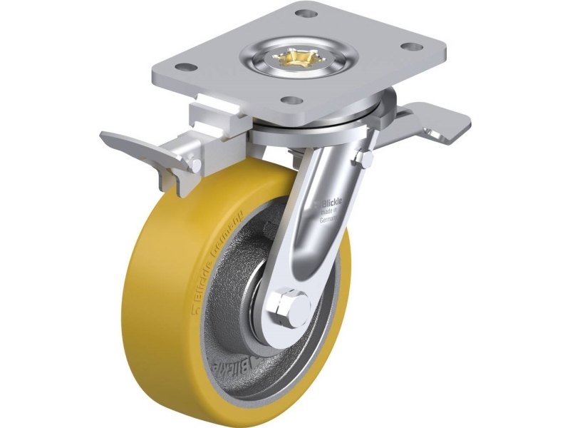Blickle 852569 Lo-Gth 150K-St-Ri4 Lenkrolle Mit Bremse (150 Mm) 800 Kg - 1 Stk.