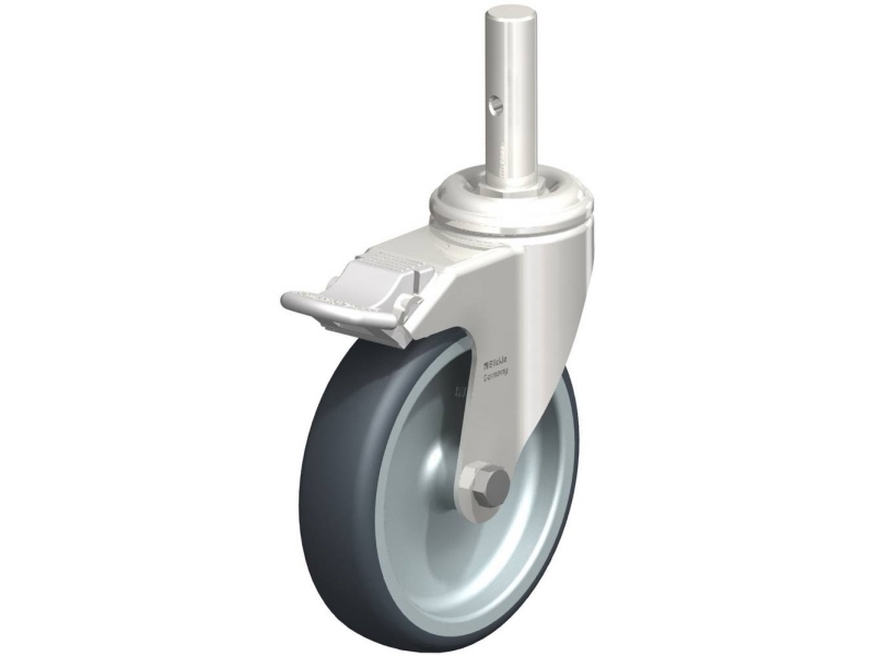 Blickle 856401 LKRXA-TPA 126G-FI-ZAX51 Kääntyvät pyörät jarrulla Pyörän halkaisija: 125 mm Kantavuus (max): 120 kg 1 kpl 1 kpl